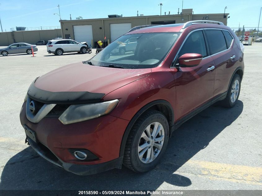 2015 Nissan Rogue Sv VIN: 5N1AT2MT1FC846488 Lot: 20158590