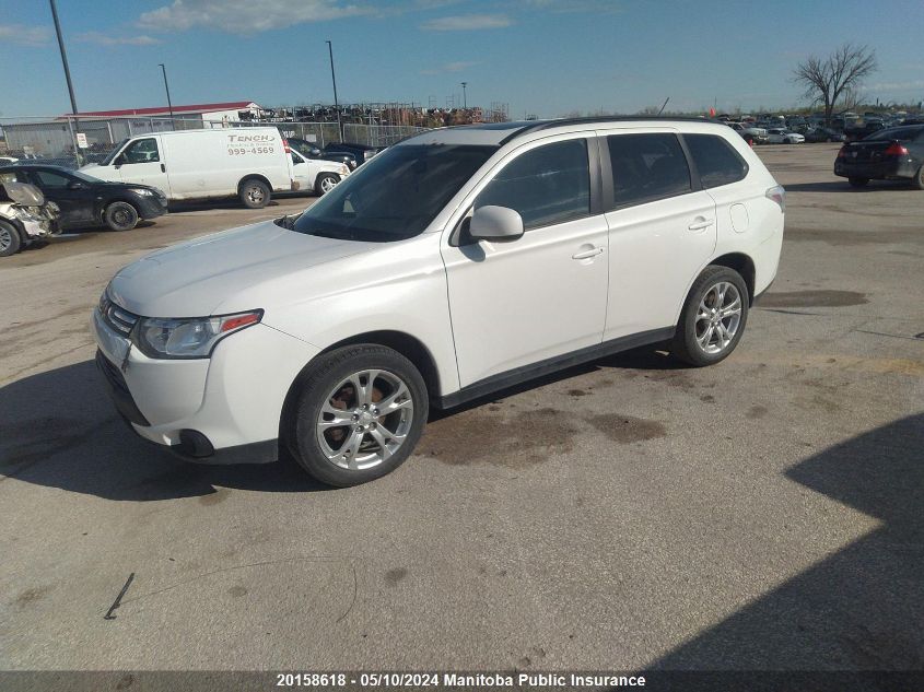 2014 Mitsubishi Outlander Es VIN: JA4AZ2A34EZ606820 Lot: 20158618