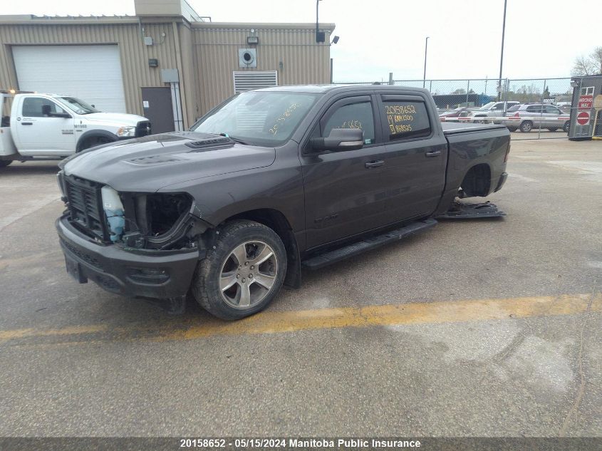 2019 Dodge Ram 1500 Sport Crew Cab VIN: 1C6SRFLT6KN868525 Lot: 20158652