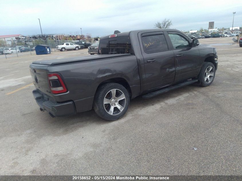 2019 Dodge Ram 1500 Sport Crew Cab VIN: 1C6SRFLT6KN868525 Lot: 20158652