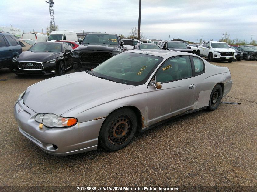 2005 Chevrolet Monte Carlo Ls VIN: 2G1WW12E859242399 Lot: 20158669