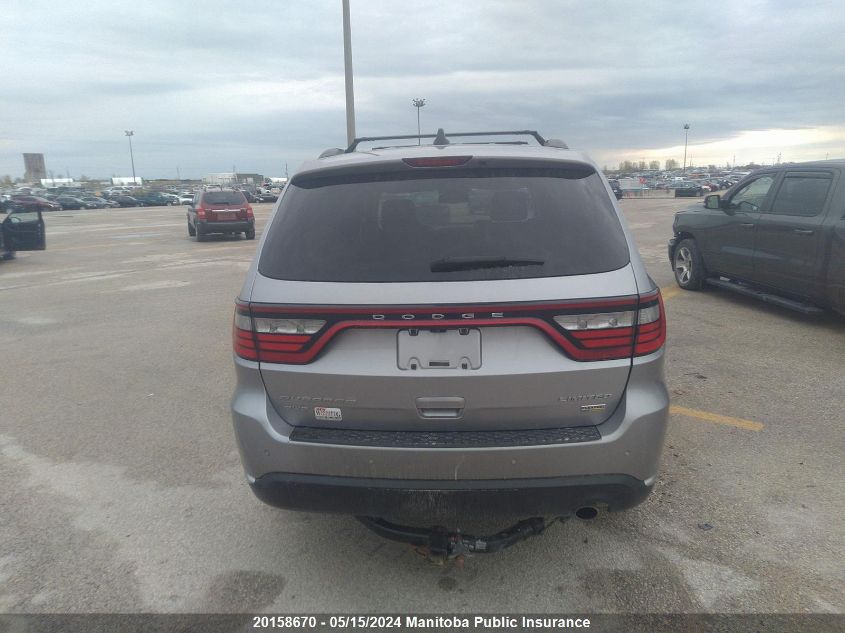 2014 Dodge Durango Limited VIN: 1C4RDJDG2EC976134 Lot: 20158670