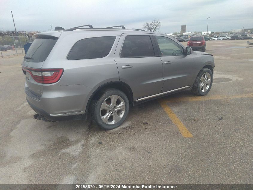 2014 Dodge Durango Limited VIN: 1C4RDJDG2EC976134 Lot: 20158670