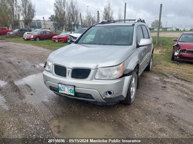 2008 Pontiac Torrent Gt VIN: 2CKDL43F186037456 Lot: 20158696