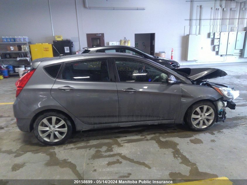 2014 Hyundai Accent Gls VIN: KMHCU5AE7EU152412 Lot: 20158699