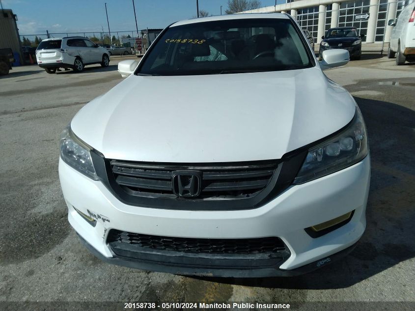 2013 Honda Accord Touring V6 VIN: 1HGCR3F95DA801986 Lot: 20158738