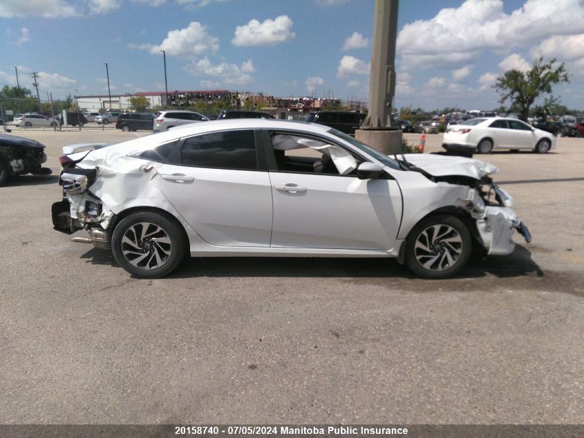 2019 Honda Civic Ex VIN: 2HGFC2F73KH012466 Lot: 20158740