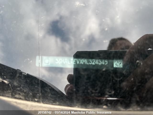 2021 GMC Terrain Sle VIN: 3GKALTEVXML324345 Lot: 20158742