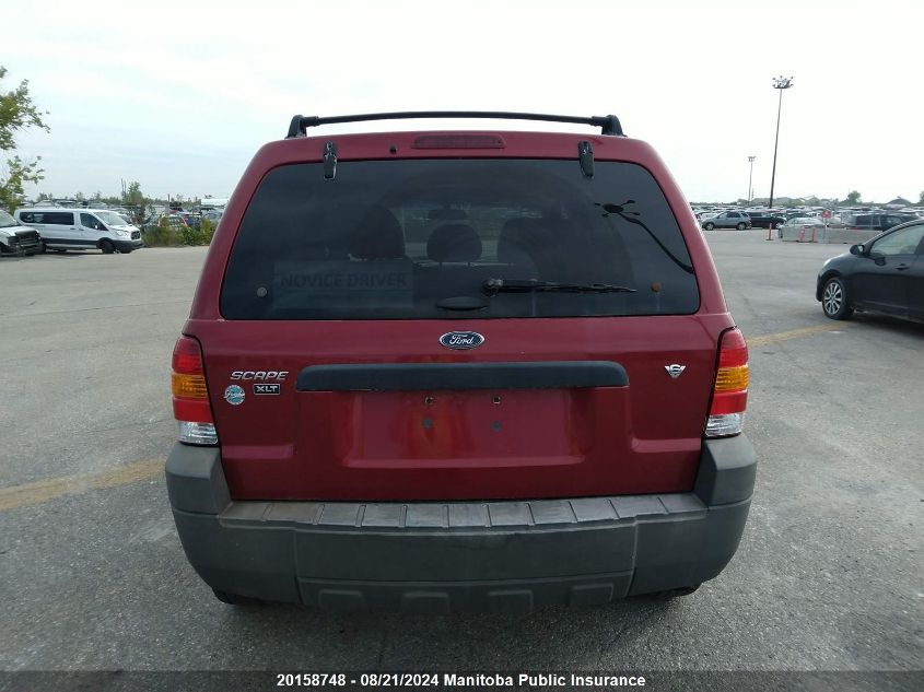 2005 Ford Escape Xlt V6 VIN: 1FMYU93105KD09037 Lot: 20158748
