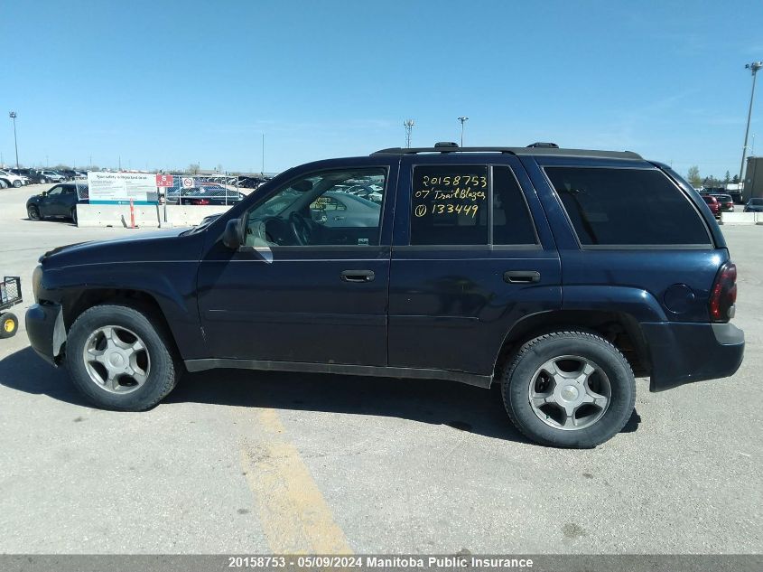2007 Chevrolet Trailblazer Ls VIN: 1GNDT13S572133449 Lot: 20158753