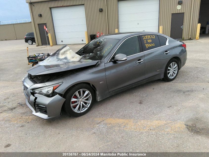 2017 Infiniti Q50 3.0T VIN: JN1EV7AR3HM836163 Lot: 20158767