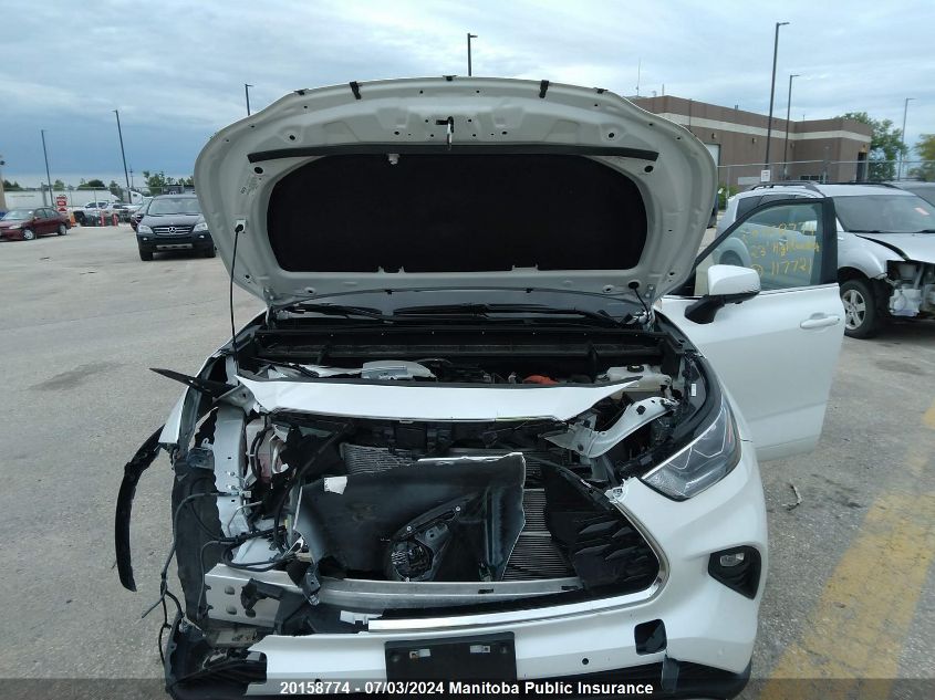 2023 Toyota Highlander Hybrid Limited VIN: 5TDEBRCH9PS117721 Lot: 20158774