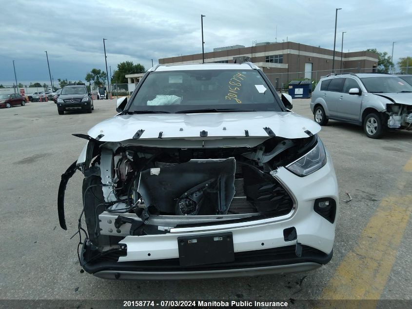 2023 Toyota Highlander Hybrid Limited VIN: 5TDEBRCH9PS117721 Lot: 20158774