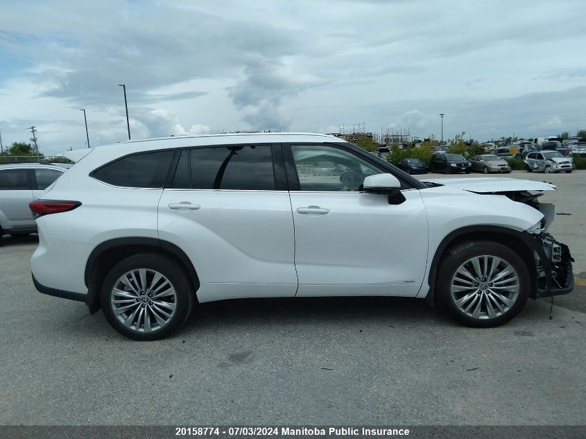 2023 Toyota Highlander Hybrid Limited VIN: 5TDEBRCH9PS117721 Lot: 20158774