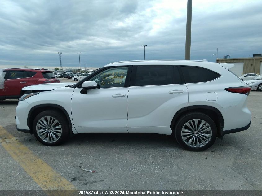 2023 Toyota Highlander Hybrid Limited VIN: 5TDEBRCH9PS117721 Lot: 20158774