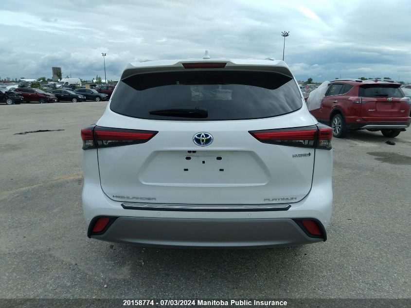 2023 Toyota Highlander Hybrid Limited VIN: 5TDEBRCH9PS117721 Lot: 20158774