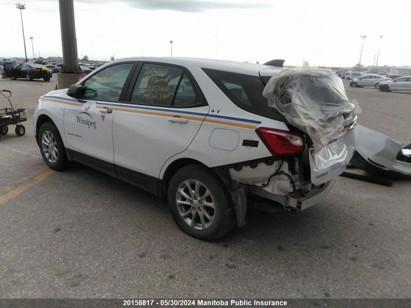 2020 Chevrolet Equinox Ls VIN: 2GNAX5EV5L6251410 Lot: 20158817