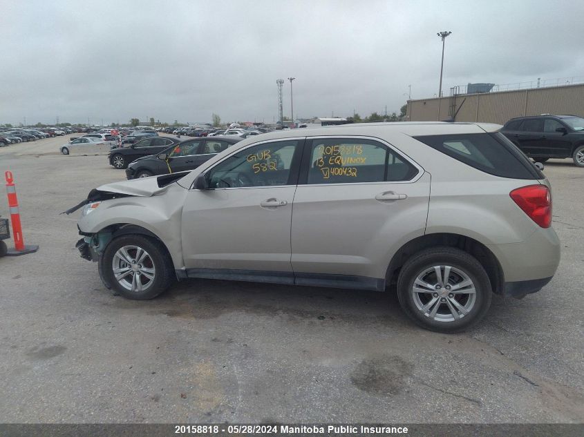 2013 Chevrolet Equinox Ls VIN: 2GNALBEK3D6400432 Lot: 20158818