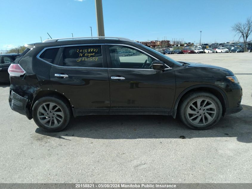 2014 Nissan Rogue Sl VIN: 5N1AT2MV6EC830559 Lot: 20158821