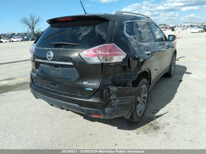 2014 Nissan Rogue Sl VIN: 5N1AT2MV6EC830559 Lot: 20158821