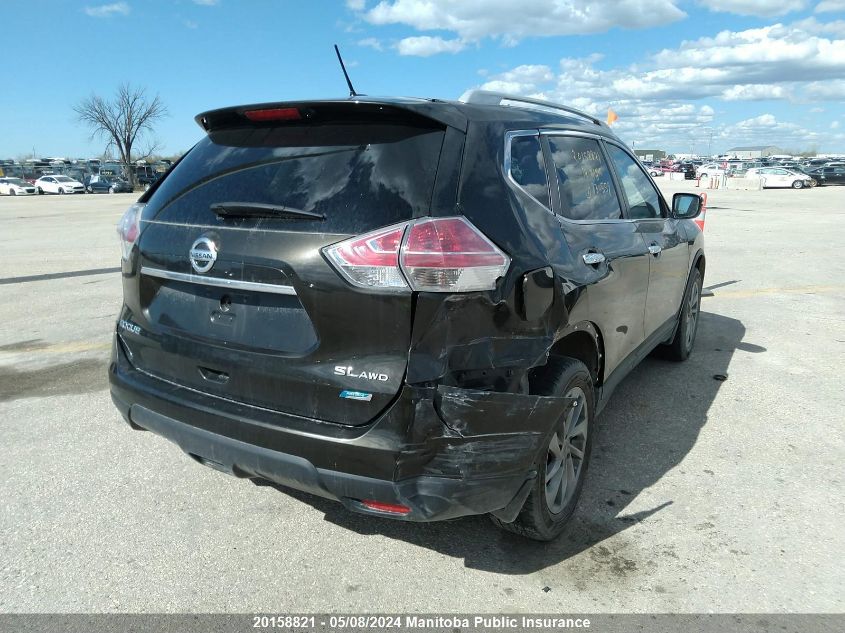 2014 Nissan Rogue Sl VIN: 5N1AT2MV6EC830559 Lot: 20158821