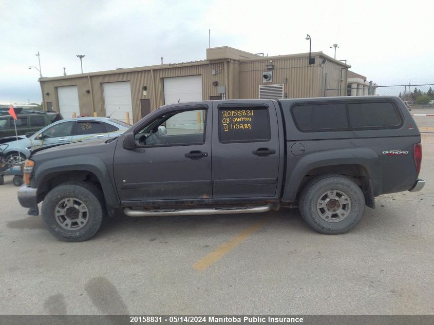 2008 GMC Canyon Sle Crew Cab VIN: 1GTDT13E888175289 Lot: 20158831