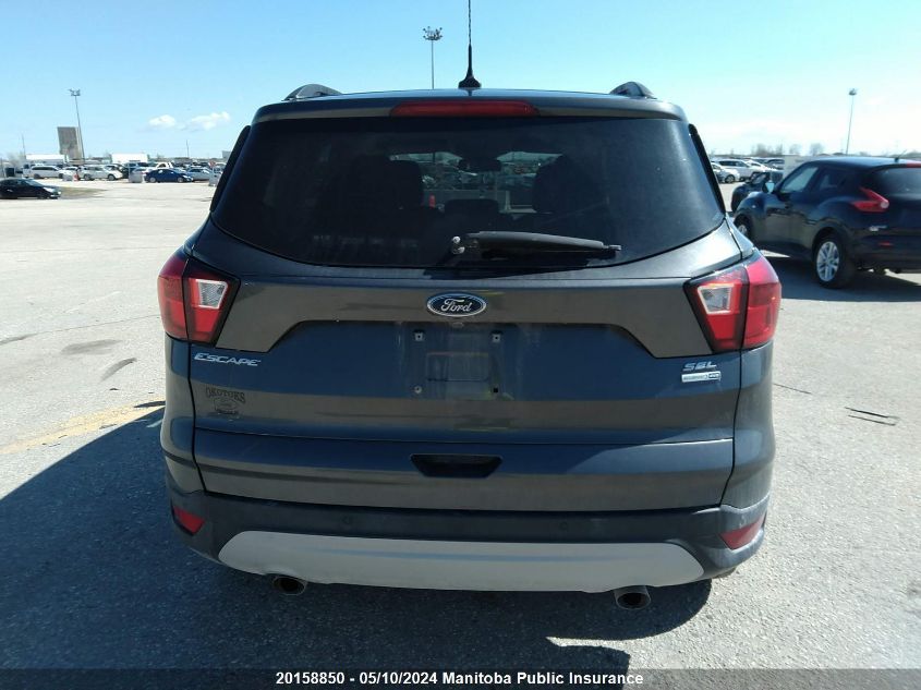 2019 Ford Escape Sel VIN: 1FMCU9HD6KUC11093 Lot: 20158850