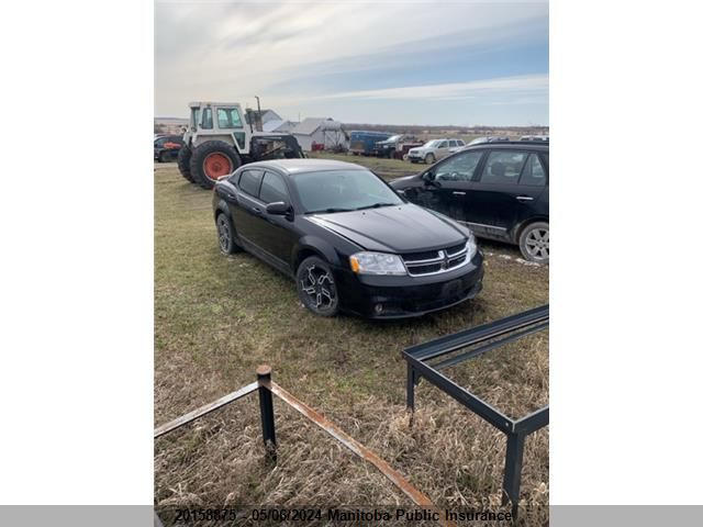 2012 Dodge Avenger Sxt VIN: 1C3CDZCB9CN269256 Lot: 20158875