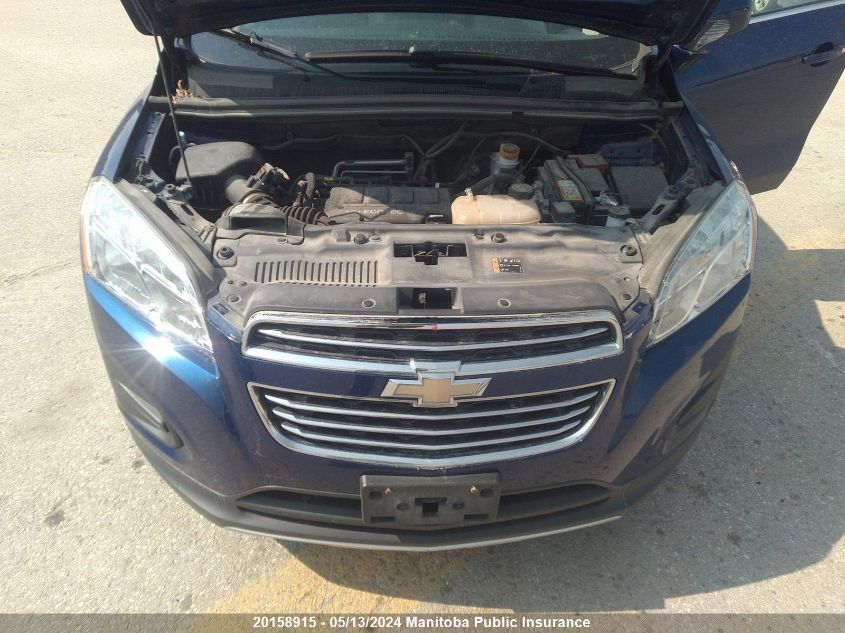 2016 Chevrolet Trax Lt VIN: 3GNCJPSBXGL267085 Lot: 20158915