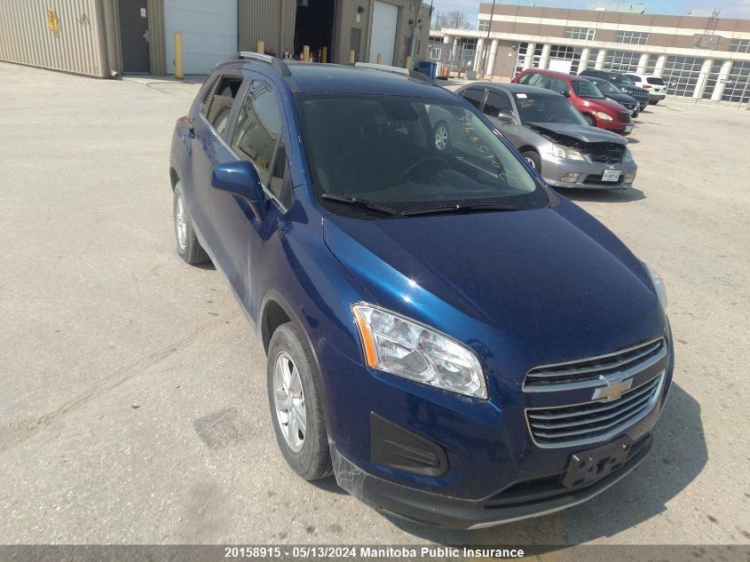 2016 Chevrolet Trax Lt VIN: 3GNCJPSBXGL267085 Lot: 20158915