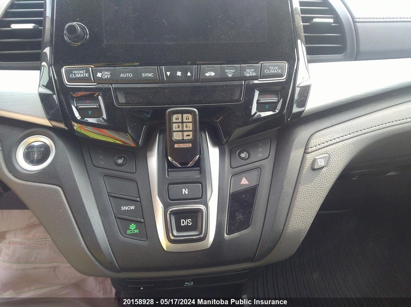 2019 Honda Odyssey Ex-L VIN: 5FNRL6H62KB511921 Lot: 20158928