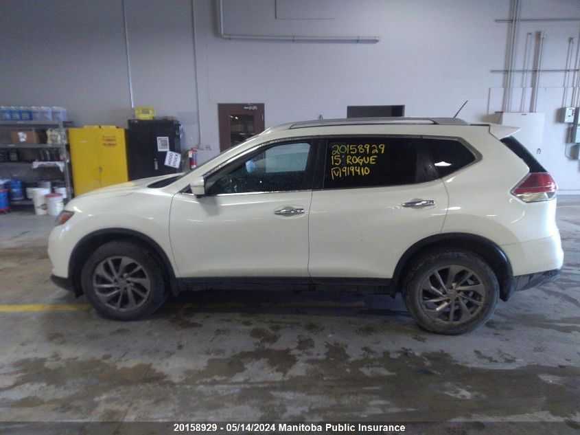 2015 Nissan Rogue Sl VIN: 5N1AT2MVXFC919410 Lot: 20158929