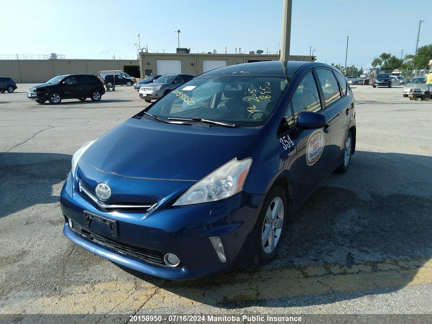 2012 Toyota Prius V VIN: JTDZN3EU2C3043425 Lot: 20158950