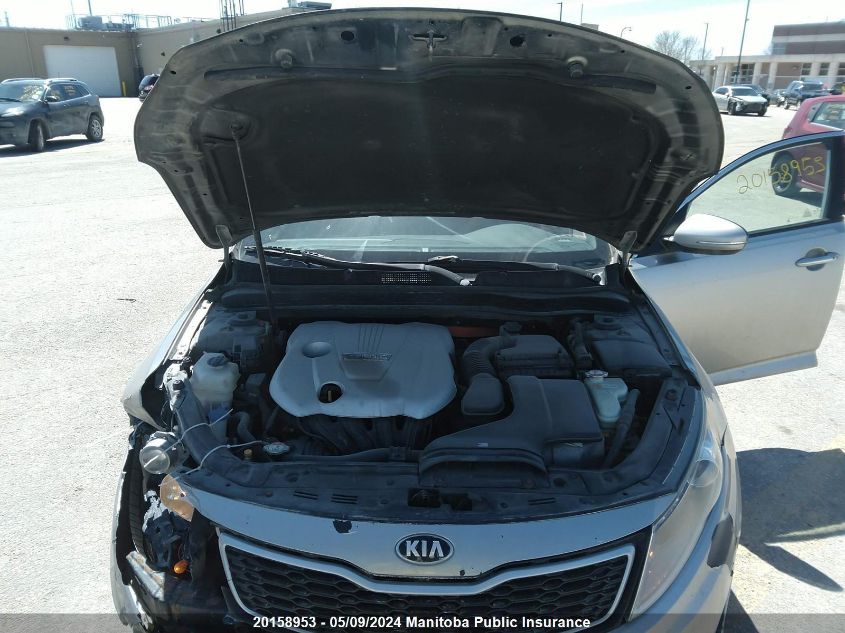 2013 Kia Optima Ex Hybrid VIN: KNAGM4AD7D5049049 Lot: 20158953