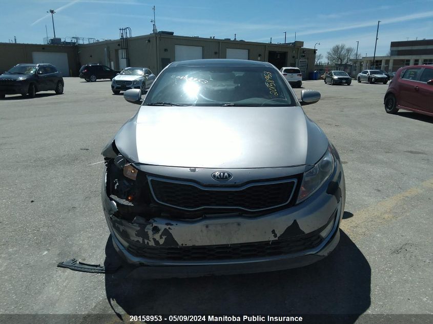 2013 Kia Optima Ex Hybrid VIN: KNAGM4AD7D5049049 Lot: 20158953