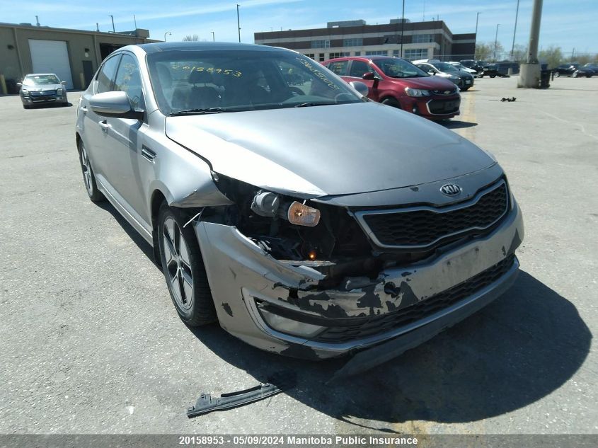 2013 Kia Optima Ex Hybrid VIN: KNAGM4AD7D5049049 Lot: 20158953