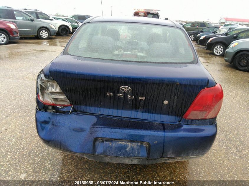 2001 Toyota Echo VIN: JTDBT123010181275 Lot: 20158958