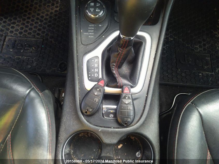 2016 Jeep Cherokee Trailhawk VIN: 1C4PJMBS1GW343036 Lot: 20158960