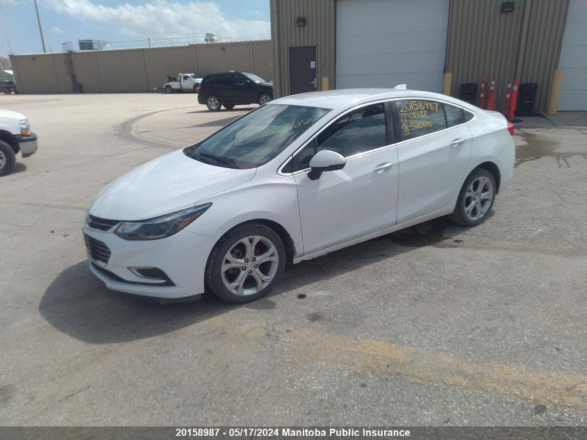 2017 Chevrolet Cruze Premier Turbo VIN: 3G1BF5SM4HS520610 Lot: 20158987