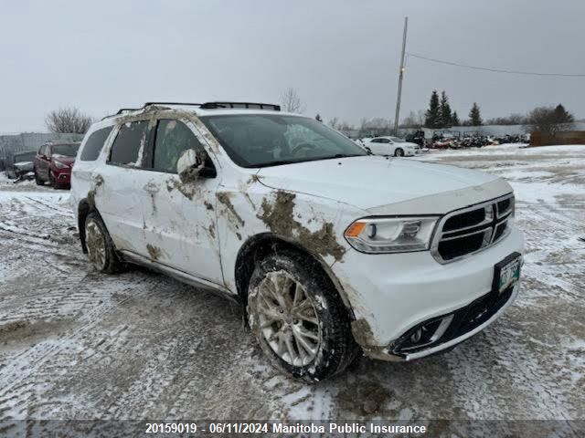 2016 Dodge Durango Limited VIN: 1C4RDJDG3GC409787 Lot: 20159019