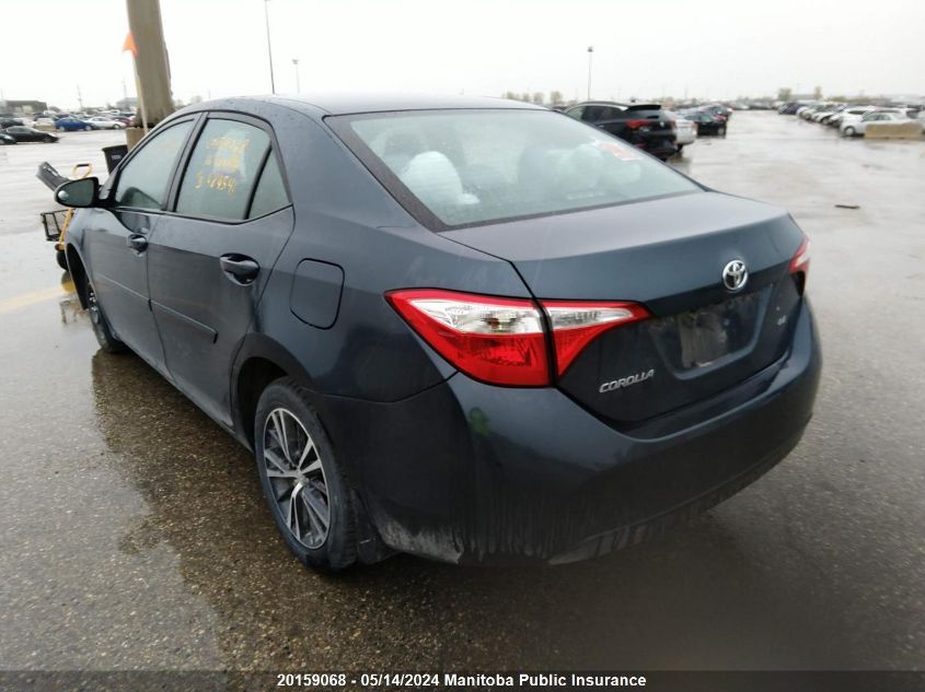 2016 Toyota Corolla Le VIN: 2T1BURHE5GC484541 Lot: 20159068