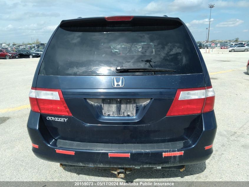 2007 Honda Odyssey Ex-L VIN: 5FNRL38667B507103 Lot: 20159073