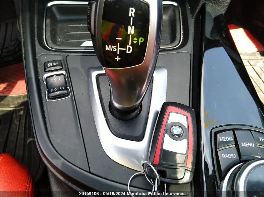 2014 BMW 3 Series VIN: WBA3C3C53EF983335 Lot: 20159106