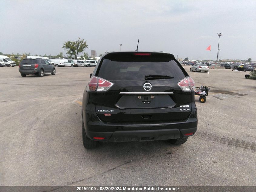 2016 Nissan Rogue Sv VIN: 5N1AT2MV4GC832829 Lot: 20159109