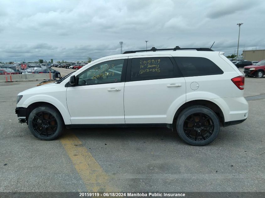 2016 Dodge Journey Sxt VIN: 3C4PDCCG0GT130595 Lot: 20159119