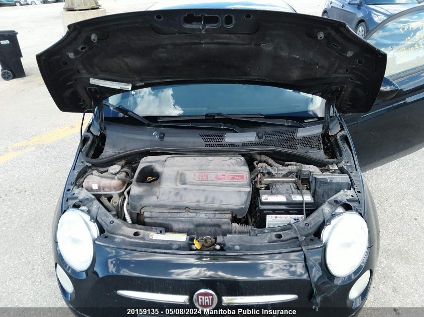 2012 Fiat 500 Pop VIN: 3C3CFFAR6CT103379 Lot: 20159135