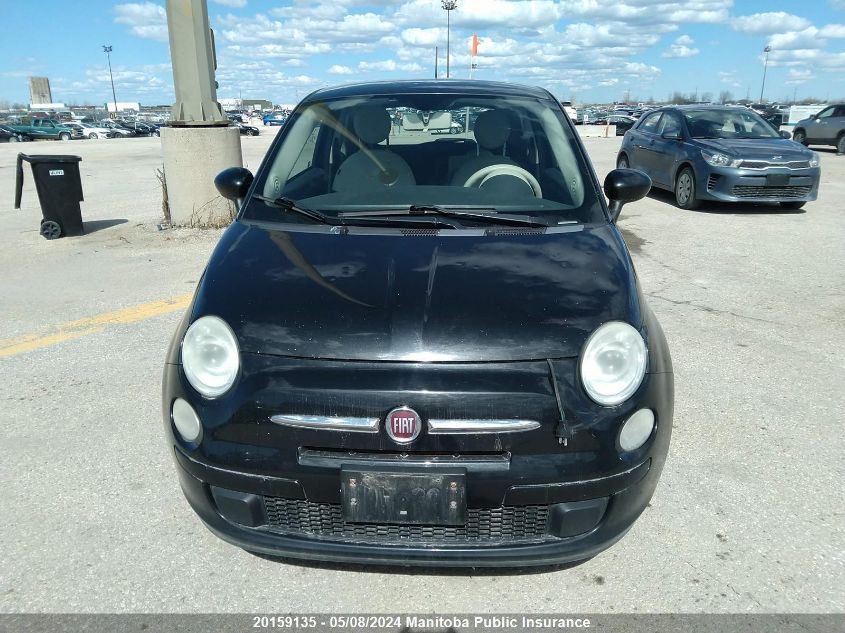 2012 Fiat 500 Pop VIN: 3C3CFFAR6CT103379 Lot: 20159135