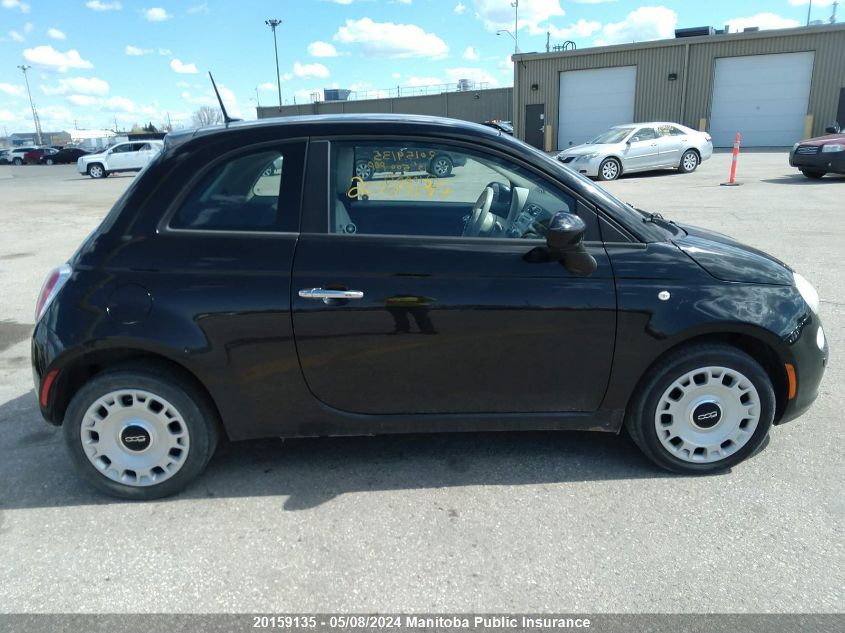2012 Fiat 500 Pop VIN: 3C3CFFAR6CT103379 Lot: 20159135