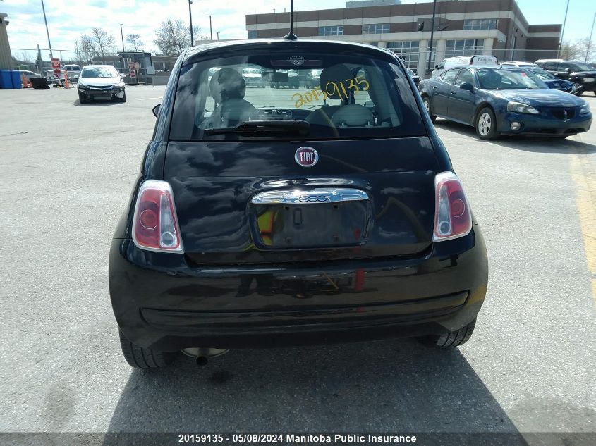 2012 Fiat 500 Pop VIN: 3C3CFFAR6CT103379 Lot: 20159135