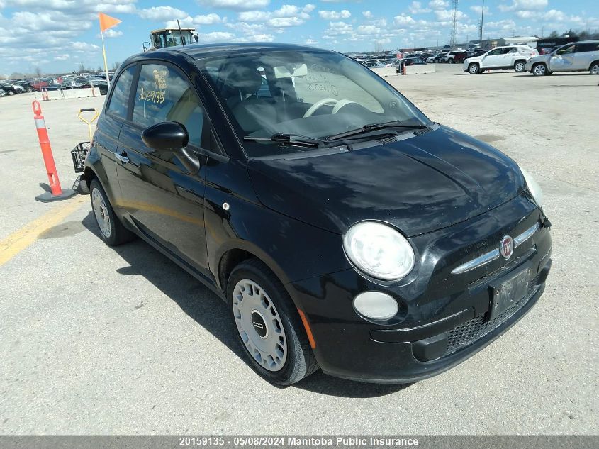 2012 Fiat 500 Pop VIN: 3C3CFFAR6CT103379 Lot: 20159135